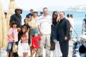 Alejandro Inarritu Alfonso Cuaron e famiglie al loro arrivo a Ichia P Vicedomini